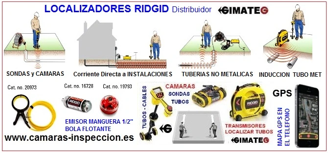 localizadores arquetas tubo metalico cable sondas gimateg