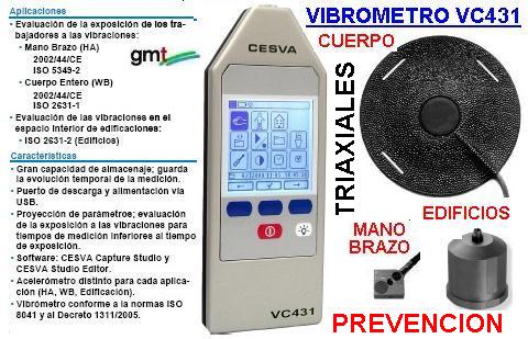 vibrometro para Cuerpo entero , mano-brazo y Edificios