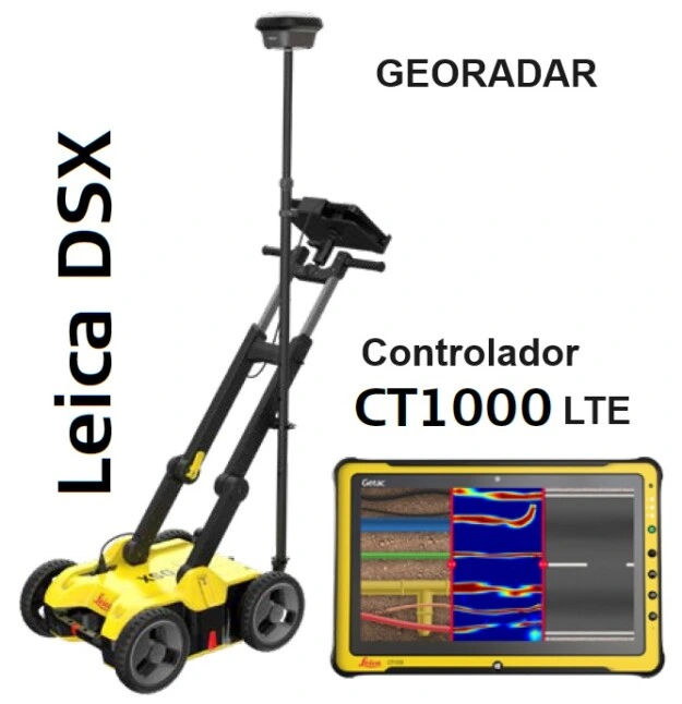 georadar leica DSX+GPS centimetrico consulte a gimateg
