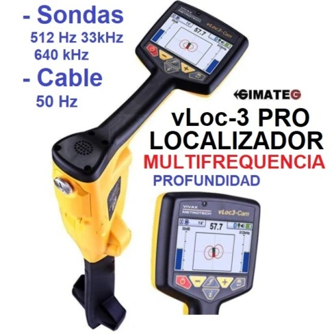 localizador vLoc3 pro cable y sondas camaras gimateg