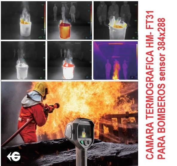 camara termica para Bomberos HIKmicro FT31 gimateg