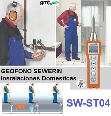 geofono domestico sewerin st04 gimateg busca fugas agua