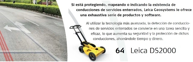 Georadar leica DS2000 consulte a GimateG