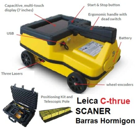 caner barras hormigon pachometro 3D leica C-Thrue gimateg