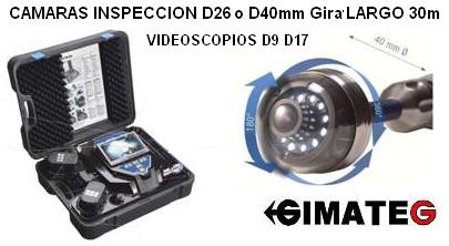 camara flexible GIRATORIA diam 40mm para CONDUCTOS