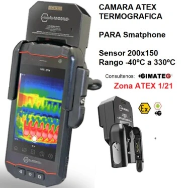 telefono 4G y termografica ATEX Zona 1.21 Gimateg