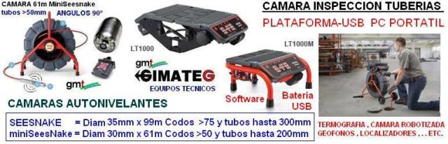camaras inspeccion tuberias Ridgid GimateG .- NOVEDAD BASE A PC