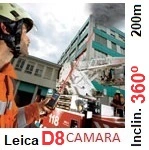 distanciometro leica D8 con camara medicion de dia gimateg