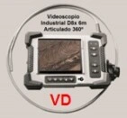 videoscopio articulado 4 ejes diametro 8mm largo 6 metros Gimateg
