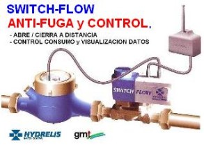 Sistema hydrelis ANTI-FUGAS y CONTROL CONSUMO AGUA