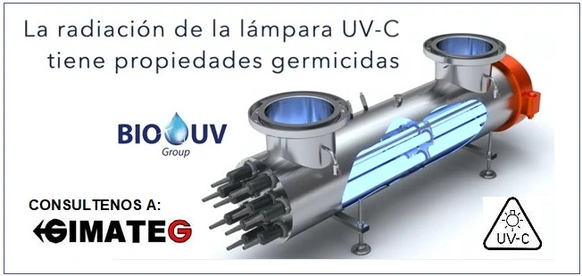 esterilizador uvc para grandes caudales biouv gimateg