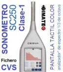 sonometro acustico cesva 250 clase 1 facil uso venta alquiler gimateg