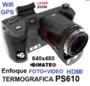 camara termografica foto video gps PS610 guide gimateg