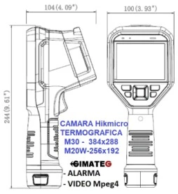 MEDIDAS termograficaS hikmicro M30 y M20W gimateg