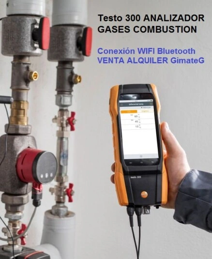 analizador combustion testo 300 venta alquiler gimateg