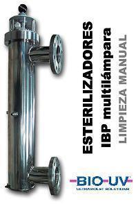 esterilizacion agua UVC industrial con limpieza BioUV GimateG